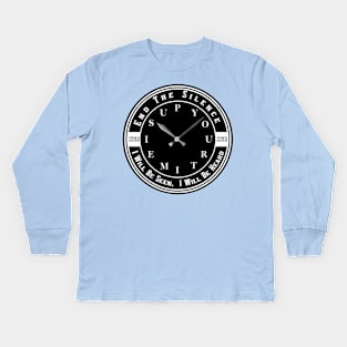 End The Silence Kids Long Sleeve T-Shirt